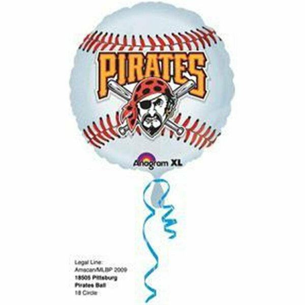 Goldengifts 18 in. Pittsburgh Pirates Foil Flat Balloon GO3581771